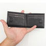 Zoozie Bags Billetera de Cuero Genuino Negra